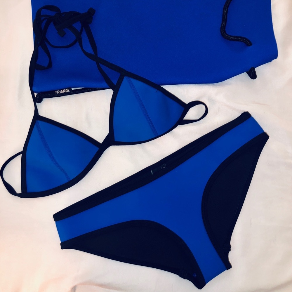 Triangl bikini with bag